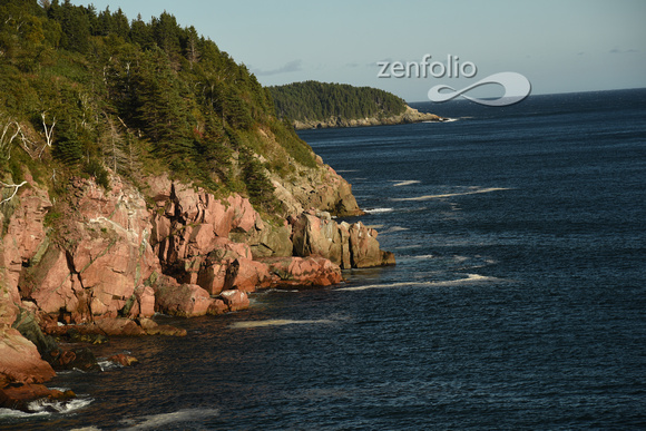 Coastline along Cape Breton Island, Nova Scotia