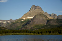 Mount Wilbur Swiftcurrent Lake, Many Glacier Hotel, Glacier Nat Park