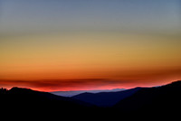 Sunset, Great Smoky Mtn Nat Pk, Newfound Gap Rd