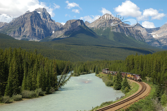 Bow River Banff National Park Alberta Canada  July 2006