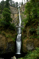 Multnomah Falls near Columbia River