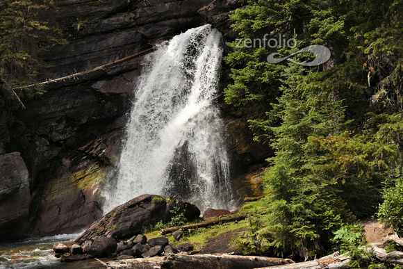 Baring Falls, St Mary, Glacier National Park