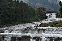 Swiftcurrent Falls. Mary Glacier, Glacier National Park