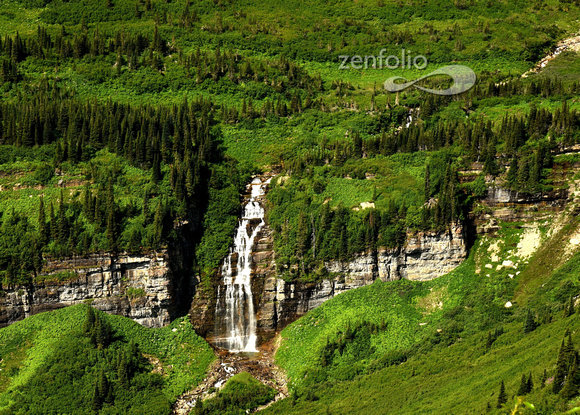 Bird Woman Falls from Going-to-Sun Road, Glacier National park