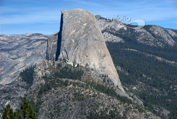 Half Dome Yosemite National Park California: near Taft Point off Glacier Pt Road