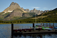 Mount Wilbur Swiftcurrent Lake, Many Glacier Hotel, Glacier Nat Park